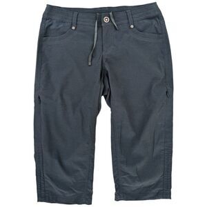 Kuhl Trekr Kapri in Charcoal Outdoor Hiking Travel 16" Capri 6236 Women Size 2